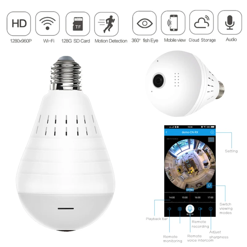 

Беспроводная IP-камера с Wi-Fi и датчиком движения, 960P, МП