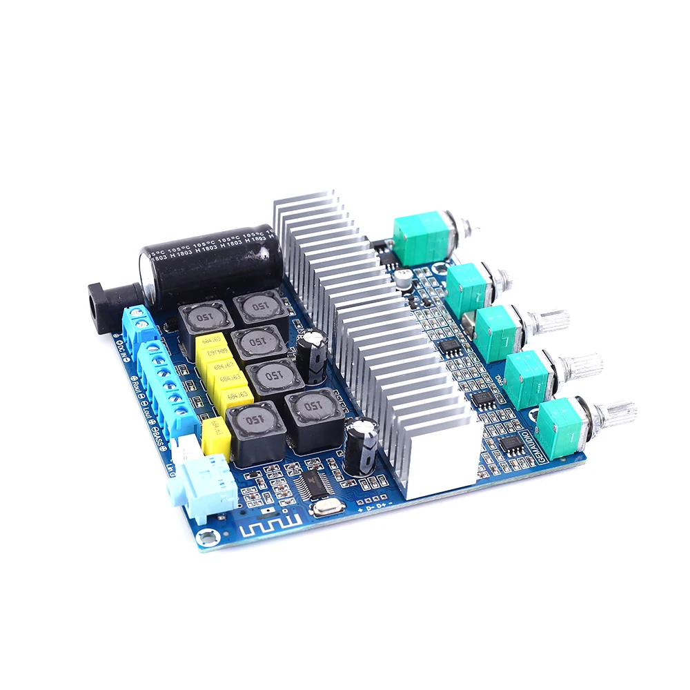 TPA3116 Bluetooth 5 0 стерео 2.1 модуль усилителя для сабвуфера двухканальный