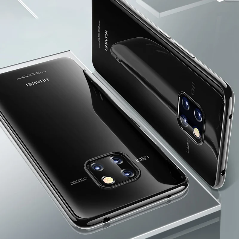 Мягкие ТПУ чехлы для телефонов Huawei Mate 20/20 Pro/Mate20 Lite задняя крышка прозрачный