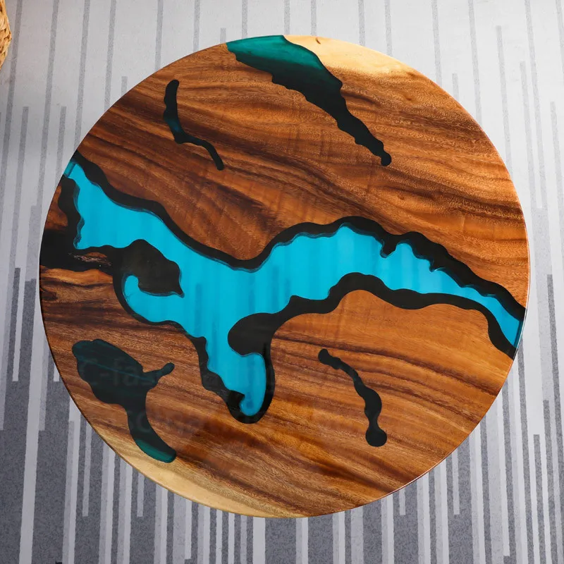 Современный полимерный речной журнальный столик новый маленький простые