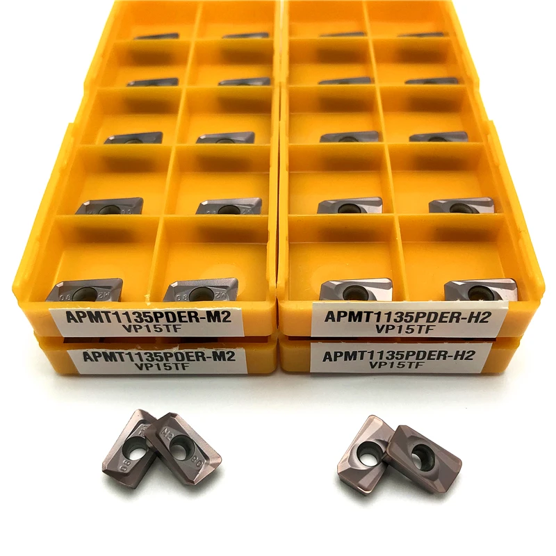 APMT1135 PDER M2/H2 VP15TF твердосплавный инструмент для обработки деталей вращения вставка