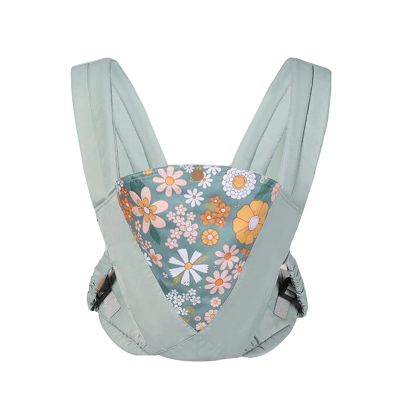 

Baby Multifunctional Sling Wrap Carrier Dual Use Infant Nursing Towel Cover Fabric Cotton Floral Comfortable Breastfeeding