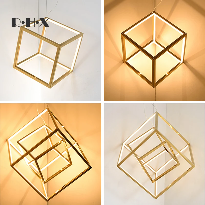 

Современный веревочный светильник для гостиной