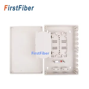 ABS пластик волокно Клеммная коробка 24 ядра с сращивания лоток настенное крепление или крепление в стойку размер 300*210*55 мм