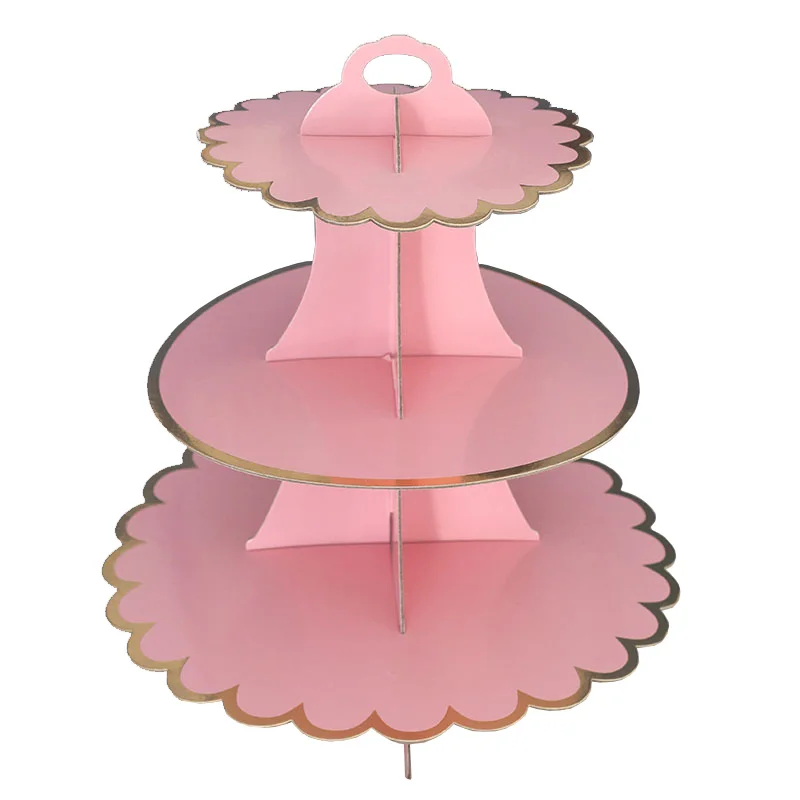 3 слоя милые детские носки оригинальные подставка для свадебного торта золотым