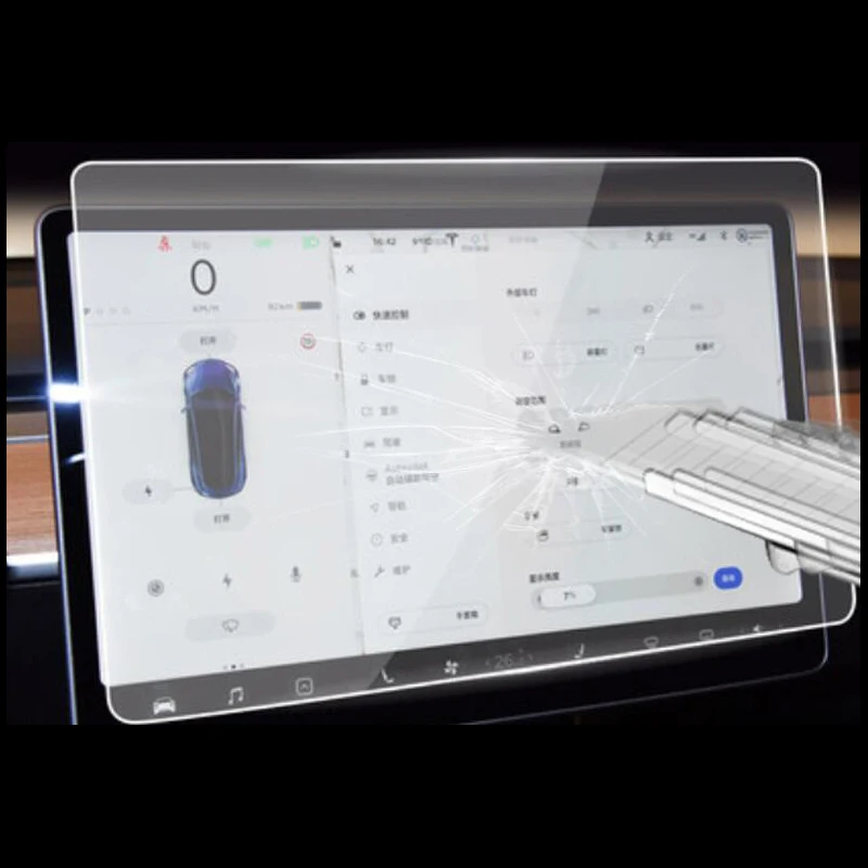 Стайлинг автомобиля для Tesla MODEL S X 3 пленка экрана с GPS-навигацией стеклянная