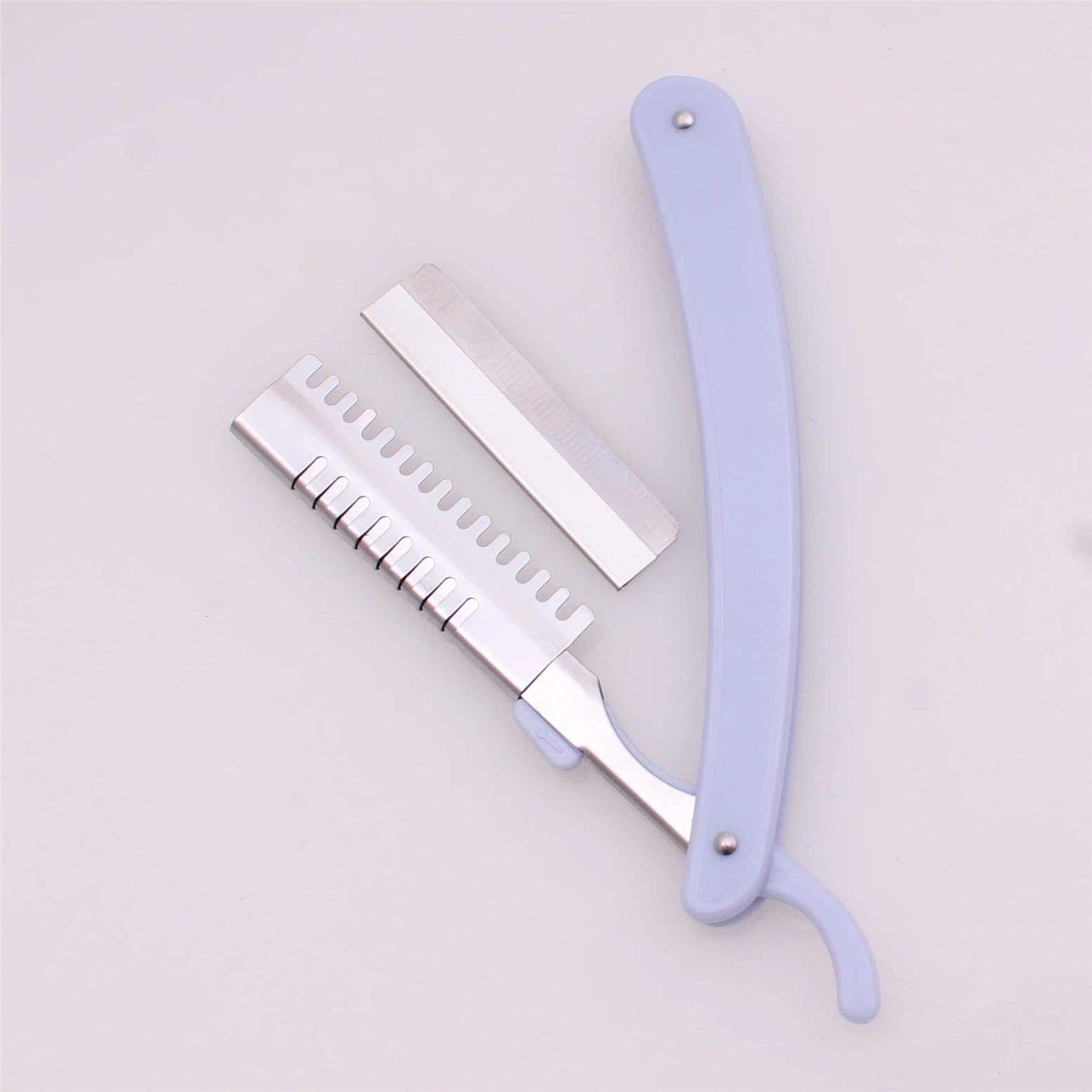 Безопасные бритвы для стрижки волос Парикмахерские ножницы прореживания 1 шт. + 10