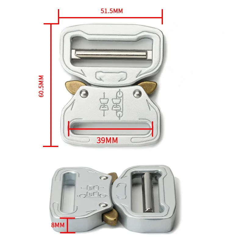 Металлические быстросъемные боковые пряжки для ремня тактические безопасные