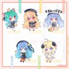 Hololive симпатичная акриловая фигурка брелок новая одежда Ver чемодан сумка кулон Vtuber Youtuber Uruha ruha Hosimati Suisei Watame