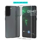 Ультратонкий Прозрачный чехол для телефона Samsung Galaxy S21 S20 FE Ultra A12 A42 A52 A32 5G A9 A8 A7 A6 A5 A3 J4 J6 + 2018 2017