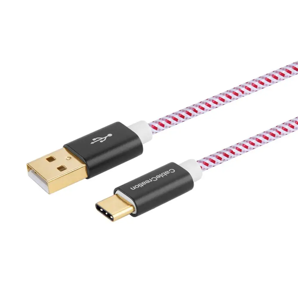 Кабель USB Type-C CableCreation плетеный стандартный кабель A совместимый с Nexus 5X /6P Новый