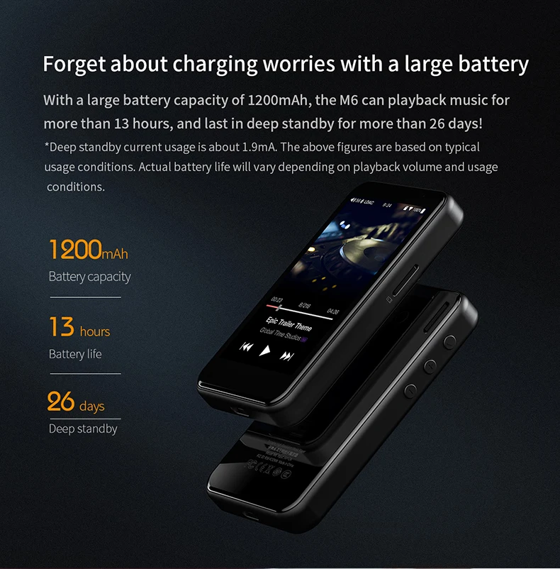 Музыкальный плеер FiiO M6 Hi-Res на базе Android с aptX HD, LDAC HiFi Bluetooth, USB аудио/ЦАП, поддержкой DSD и WiFi/Air Play