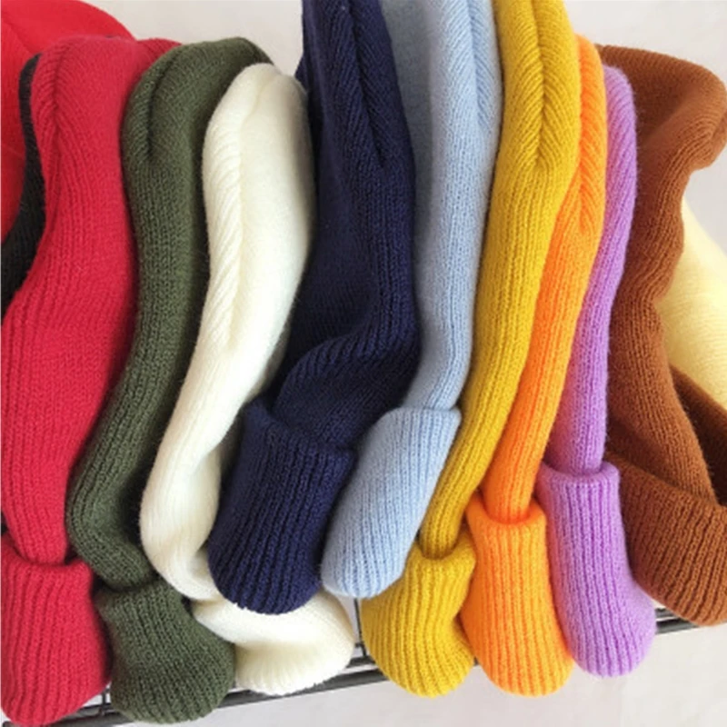 

Wholesale Unisex Hat custom knitted hat DIY your LOGO picture name stretch wool hat team warm elastic cap