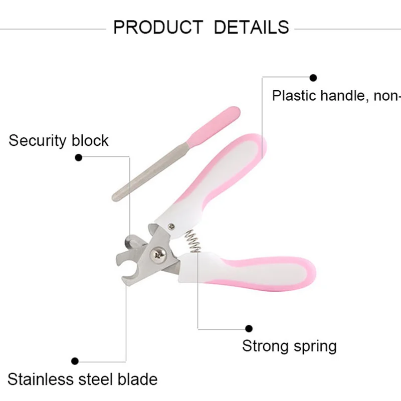 

Dog nail clippers stainless Steel cat Pet nail grinder Claw Nail Clippers Cutter Portable Scissors dog nail trimmer dog grooming