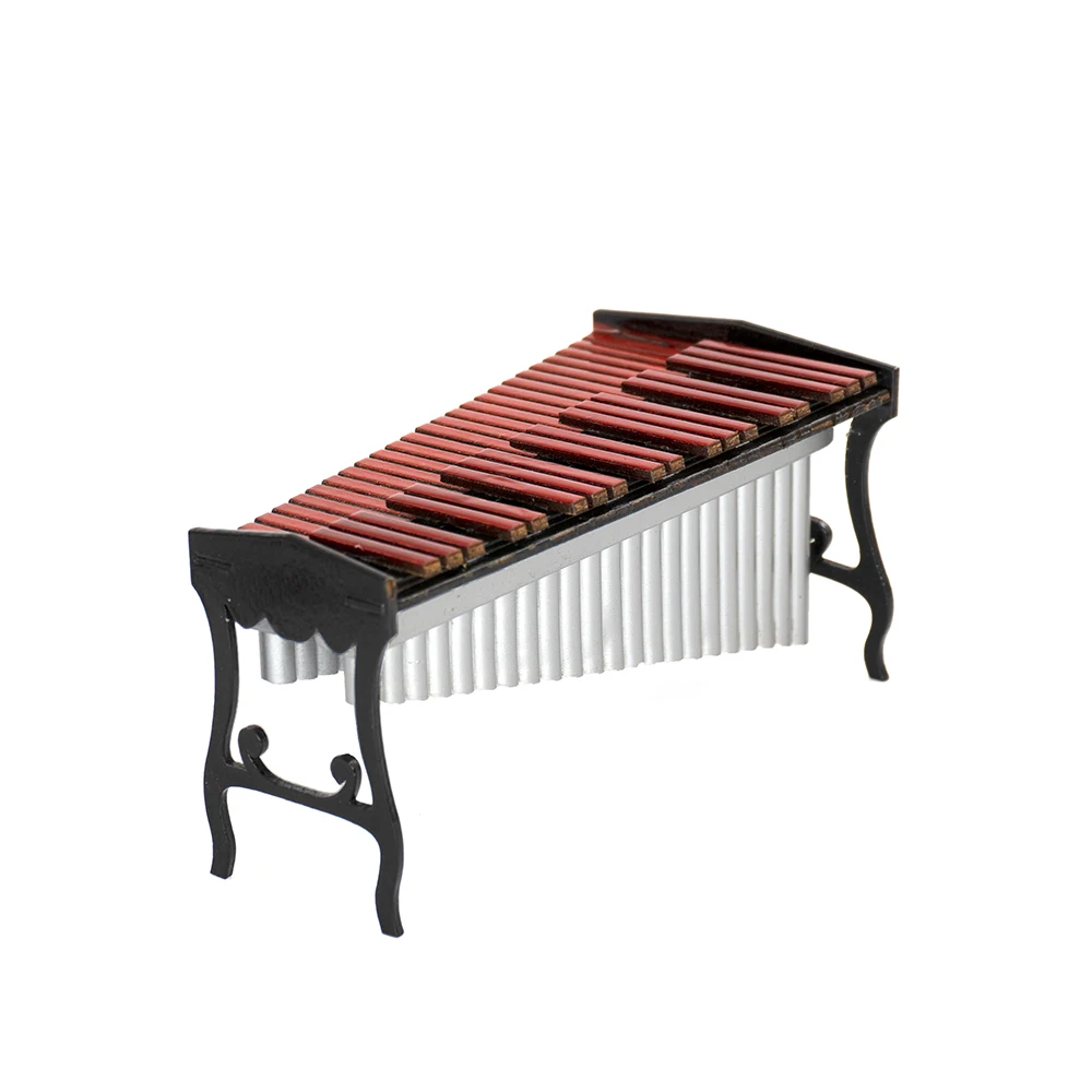 12 см Миниатюрная модель Marimba мини ксилофон музыкальный инструмент кукольный