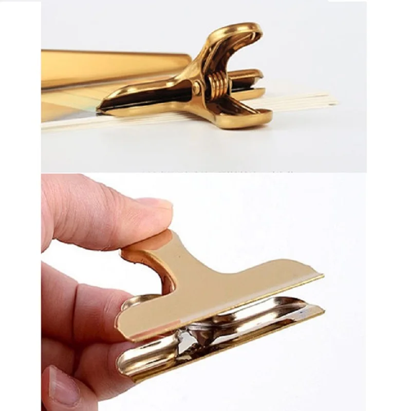 Зажим для заметок 2 в 1 из нержавеющей стали многофункциональный зажим кофейной