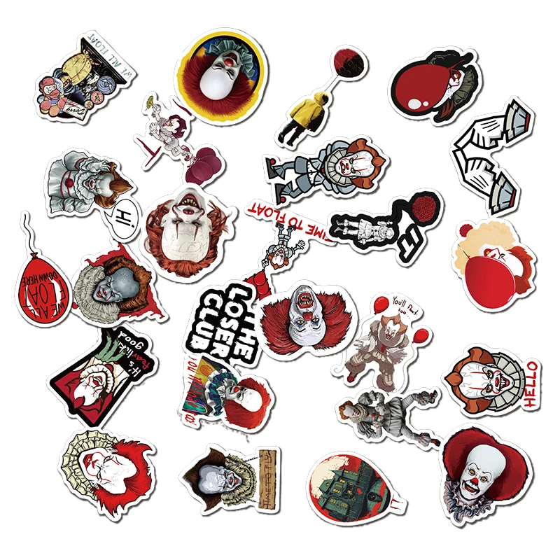 

25/50PCS Classic Movie It Chapter Two Stickers for DIY Luggage Laptop Skateboard Motorcycle Bicycle Car Stickers
