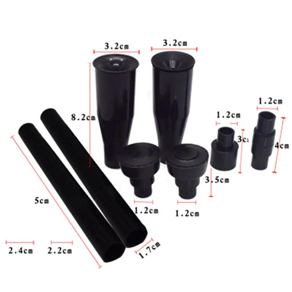 

8PCS Garden Fountain Pump Waterfall Head Set Garden Landscaping Fish Tank Submersible Pump Multi-Function Nozzles