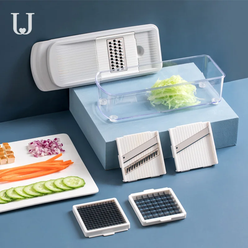 Xiaomi Jordan&ampJudy 6 In 1 Multi-function Vegetable Slicer Cutter Fruit Peeler Manual Kitchen Chopper | Обустройство дома