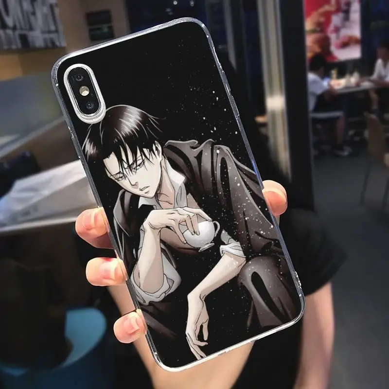 

Japan Attack on Titan anime Phone Case Transparent soft For iphone 5 5s 5c se 6 6s 7 8 11 12 plus mini x xs xr pro max