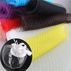 Фата свадебная 25 см * 1 м, фата в виде птичьей клетки в русском стиле, фата сделай сам, аксессуары для волос, Тюлевая ткань для платья