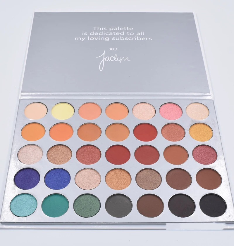 Новое поступление очаровательные тени для век 35 цветов Палитра Макияж матовые