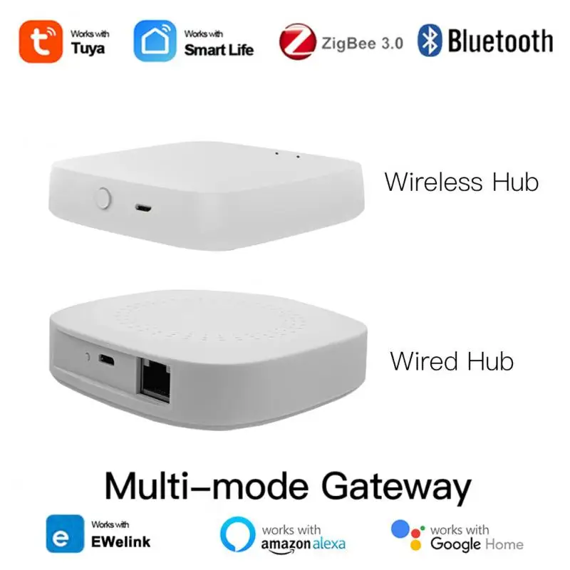 Шлюз мостовой Tuya Zigbee + Bluetooth EWelink для умного дома беспроводной пульт