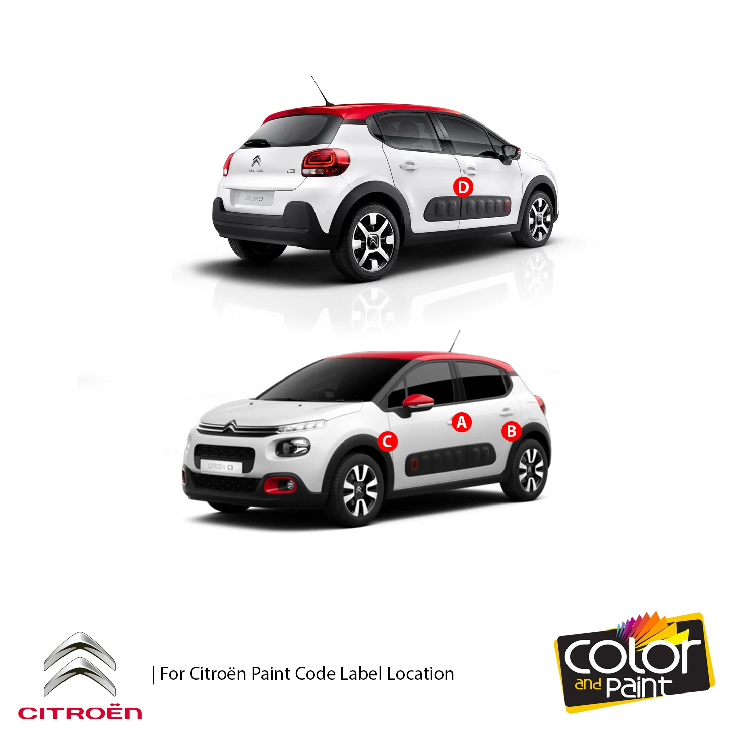 

Color and Paint for Citroen Automotive Touch Up Paint - NOIR CALDERA MET - EXZ - Paint Scratch Repair, exact Match