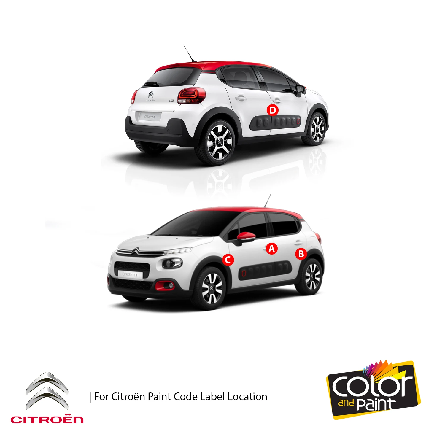 Color and Paint for Citroen Automotive Touch Up - ROUGE ERYTHREE NACRE KJC Scratch Repair exact Match |