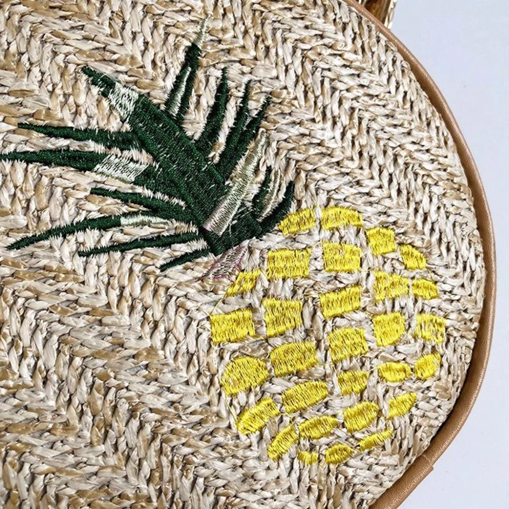 Женская сумка из ротанга, Плетеная соломенная сумка, бохо, вышивка, кисточка, сумка через плечо, сумки, женские летние пляжные сумки, плетеная Сумка