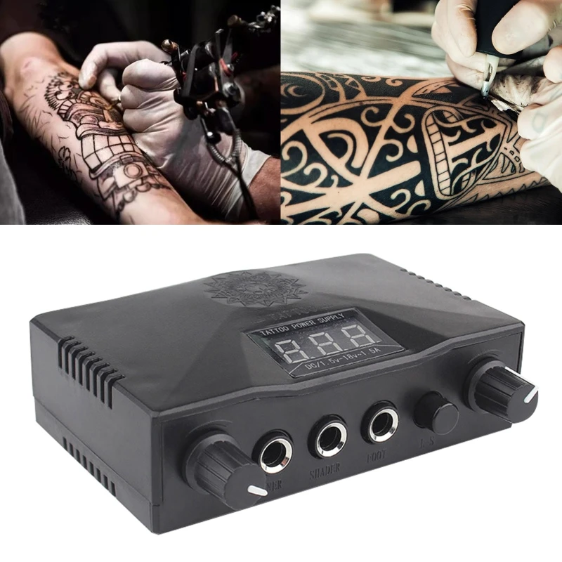 

Portable Mini Tattoo Power Supply Voltage Transformer LED Digital LCD Display