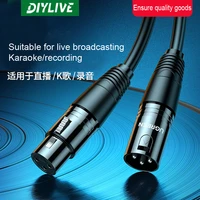 diylive audio line balance xlr kannon connector speaker sound connect live recording capacitor microphone microphone