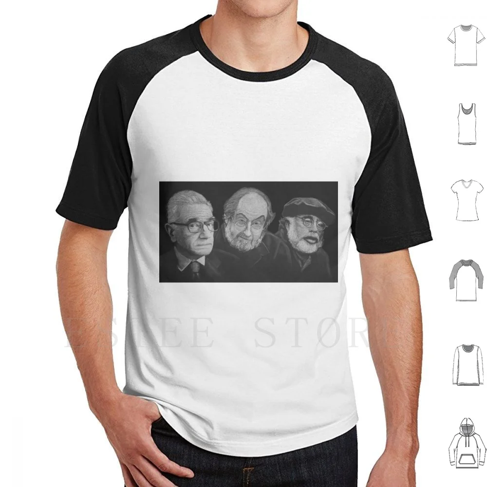 Скорsese кукирпич Coppola Мужская хлопковая футболка 6xl 2001 режиссера Кино Стэнли