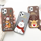 Чехол с рождественским медведем для Samsung Galaxy S10 S9 Plus S8 S21 S20 FE Ultra A32 A51 A21S A22 A70 A71 A52 A72 A12 A10 A40 A50 A31 Capa