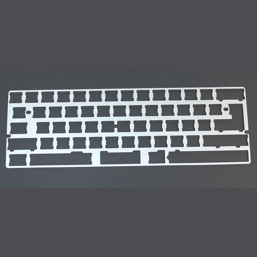 Алюминиевые пластины поддержка GH60 покер XD60 XD64 CNC Анодированный добавить клавиши