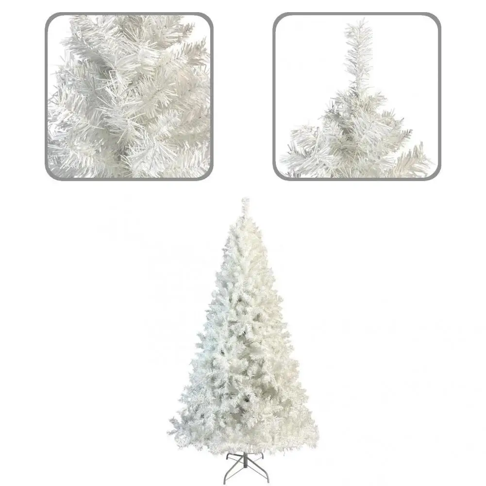 

1 Set Realistic Appearance Attractive Stable Base Simulation Xmas Tree with 500 LED Lights LED Christmas Tree for Mall