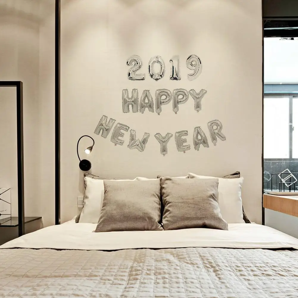 С Новым Годом 2019 набор воздушных шаров Украшение Вечерние | Дом и сад