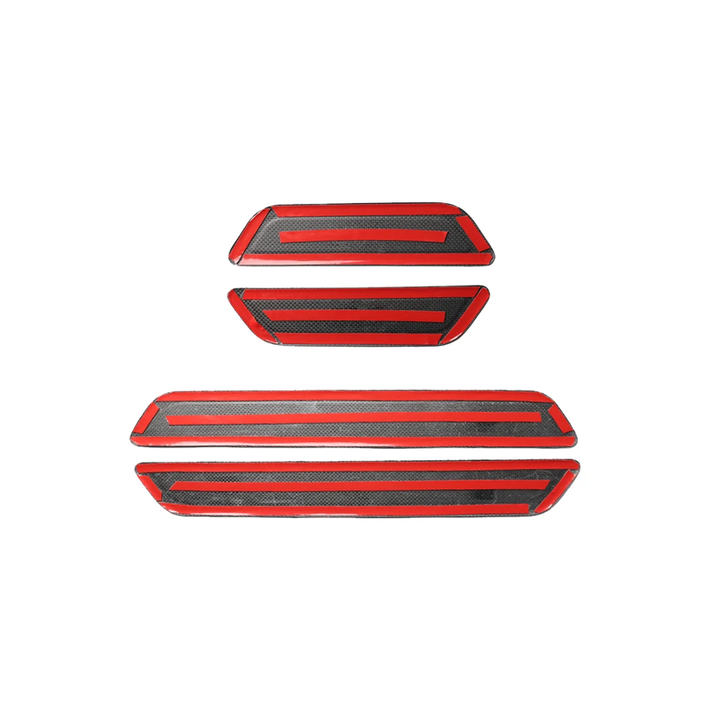 Накладка на порог для автомобиля из натурального сухого углеродного волокна