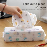 40 pcs kitchen towel cleaning cloths non woven fabric lazy rags wet and dry washable disposable dish paper towel cloth
