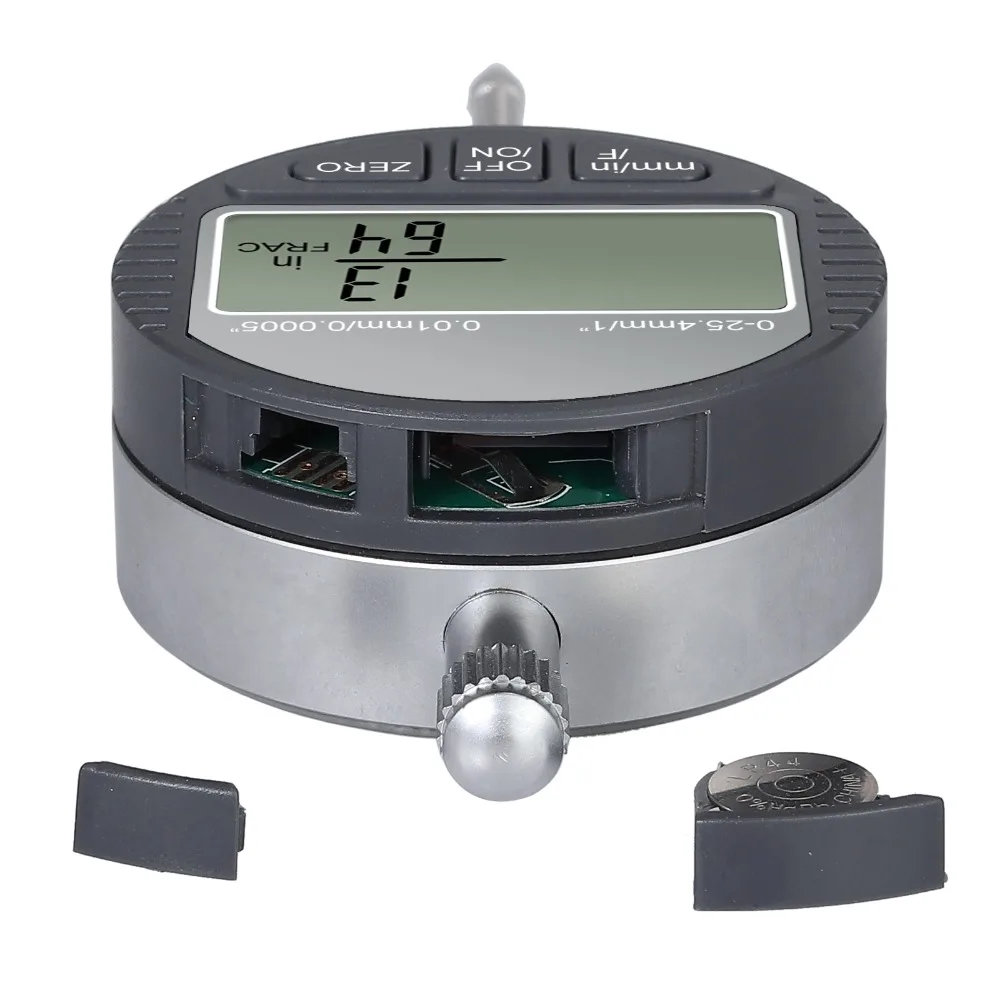 Neoteck DTI Индикатор цифрового набора с фракциями/дюйм/метрический цифровой термометр индикатор винт, болт, гайка 0-25,4 мм/1 ''индикатор циферблата