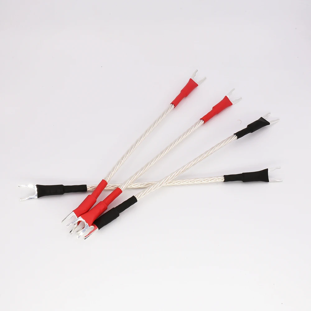 Набор высококачественных аудиокабелей 200 мм с посеребренным покрытием OCC Hi Fi