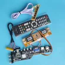 Kit for M220Z1-L01/L02/L03 M220Z1 HDMI-compatible USB VGA TV controller board 1680x1050 LCD AV DVB-T DVB-T2 digital 4 CCFL panel