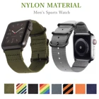 Ремешок из нейлоновой ткани для apple watch band 6, 44 мм, 40 мм, мягкий ремешок для часов iwatch 6, 5, 4, 3, 42 мм, 38 мм, мужской спортивный серый ремешок