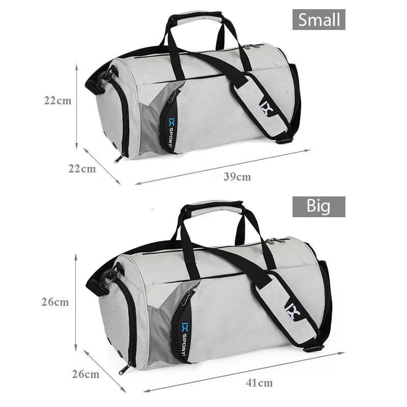 

INOXT Men Women Fitness Training Dry Wet Gym Bags Waterproof Travel Shoulder Bag Outdoor sac de sport Handbag 40L Large Capacity