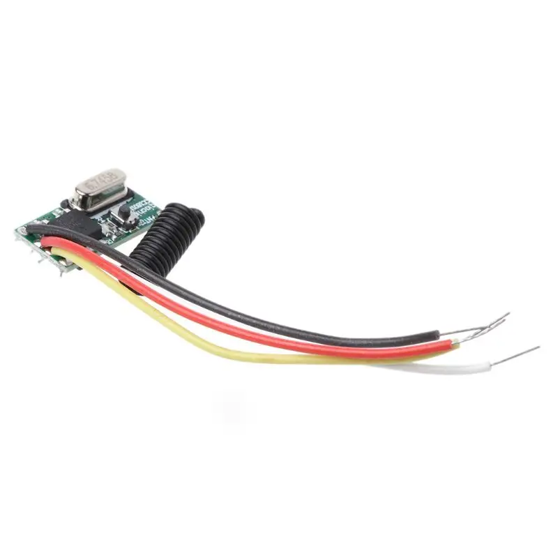 

1 Set Wireless Remote Control Button Light Switch Mini Receiver 3.6V 12V 24V 433MHz Transmitter Controller Module
