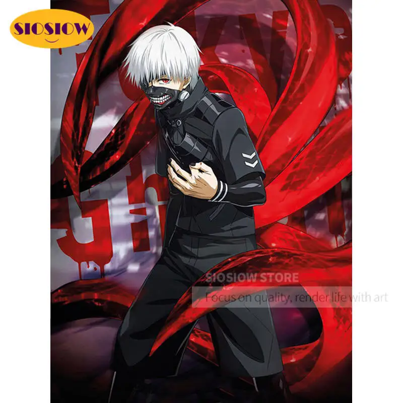 Алмазная живопись сделай сам настенное искусство вышивка крестиком аниме