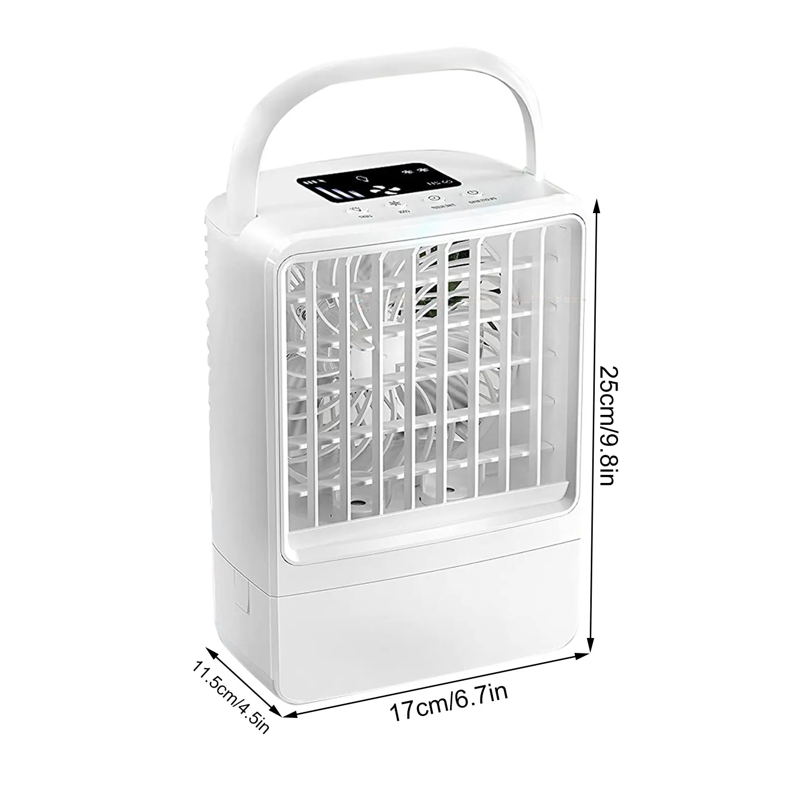 

Multi-Color LED Light Air Cooler Multi-Function Small Electric Fan Portable Air Cooler