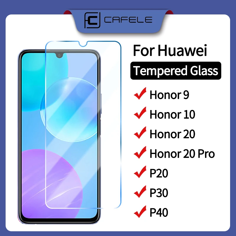 Закаленное стекло CAFELE для Huawei Honor 9 10 20 Pro ультратонкое 3D не полностью закрывающее