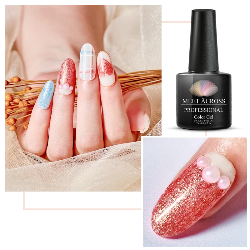 MEET ACROSS Matte Fur УФ гель для ногтей Pure Soak Off дизайна Varnish Матовый верхний лак|Гель