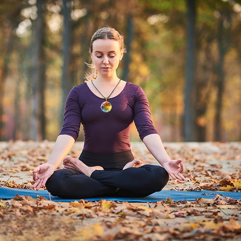 Ретро Рейки Исцеление разноцветная каменная крошка натуральный чакра Orgone